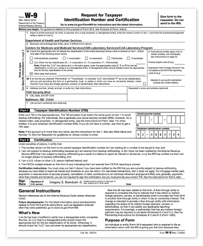 what-is-tax-form-w9